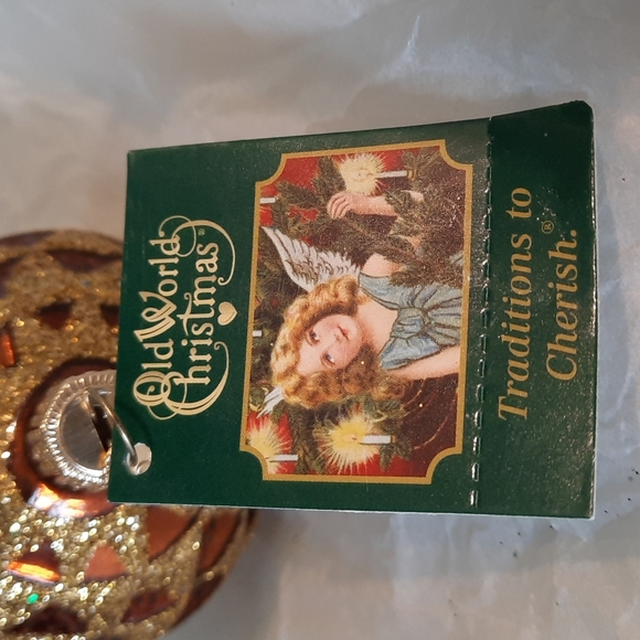 Acorn  Large Oak Tree Nut Old World Christmas Glass Ornament Rare Retired NWT - Picture 5 of 5